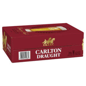 CARLTON DRAUGHT CANS 375ML CTN