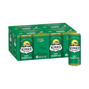 KIRKS DRY GINGER CANS 250ML CTN/24