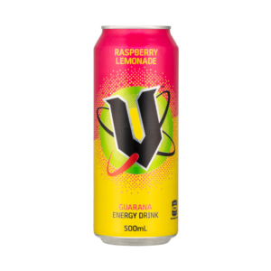 V ENERGY RASPBERRY LEMONADE 500ML CAN 12/CTN