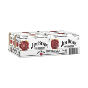 JIM BEAM COLA ZERO CUBE 375ML CAN 24/CTN