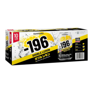 SUNTORY 196 LEMON 10PK CANS 330ML