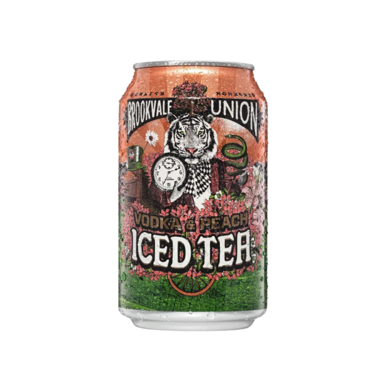BROOKVALE UNION PEACH ICE TEA 330ML CANS/24 Liquor Traders Australia