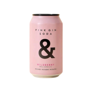 AMPERSAND PINK GIN & SODA 4.2% 355ML CANS CTN/24