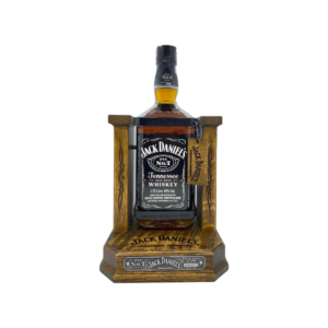 JACK DANIELS 1.75L & WHISKEY BARREL CRADLE