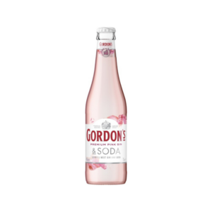 GORDONS PINK & SODA BOTTLES 330ML