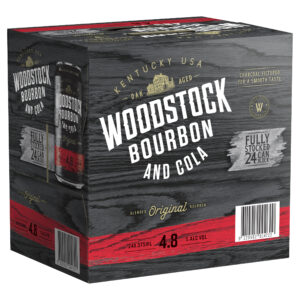 WOODSTOCK & COLA CANS 4.8% CTN/24