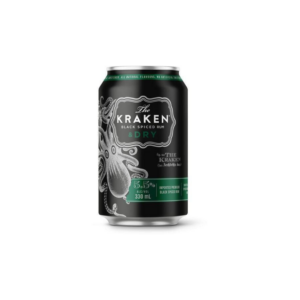 KRAKEN SPICED RUM & DRY CANS 330ML